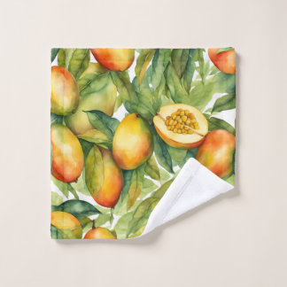 Fruits et feuilles de mangue
