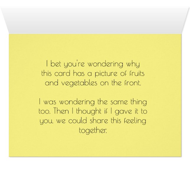 Fruits et Légumes (Intérieur Horizontal (Bas))