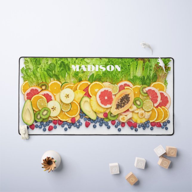 Fruits et salades de nom personnalisé (Tableau pour enfants)