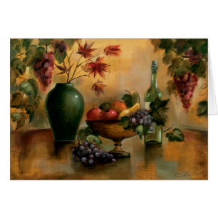 Fruits et vin avec des tonalités d'automne
