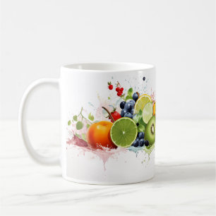 Fruits frais sur votre tasse