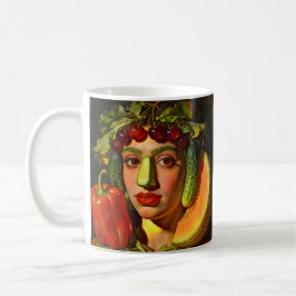 Fruits of Expression – A Surreal Portrait Kaffeetasse