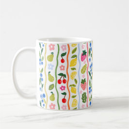 Fruits Pattern Food Summer Elegant Stylish Kaffeetasse
