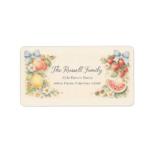 Fruity Address Label