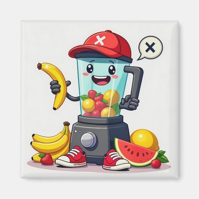Fruity Fun Blender Buddy Magnet (Vorne)