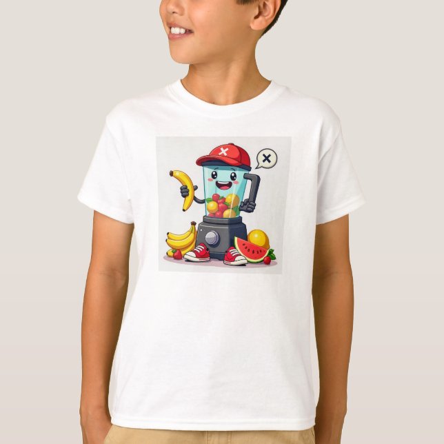 Fruity Fun Blender Kumpel T-Shirt (Vorderseite)