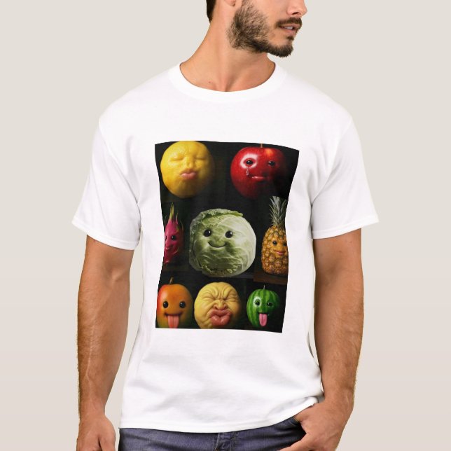 Fruity Meme T-Shirt – Gen Z Funny Graphic Tee (Vorderseite)