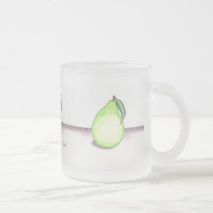 FRUITY PEAR mug (verre dépoli)