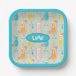 Fruity Tiki Beverages Pappteller
