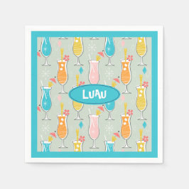 Fruity Tiki Beverages Serviette