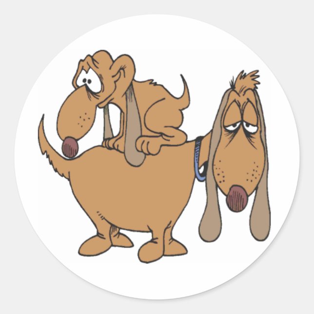 Frumpy Hogs Sticker (Vorderseite)
