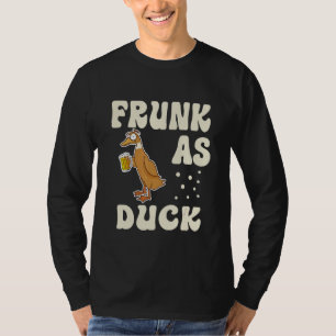 Frunk Als Ente Gummiente Trink Meme Humor 2 T-Shirt