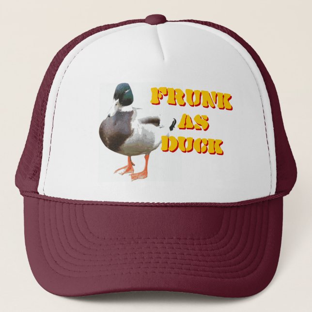 Frunk als Ente Truckerkappe (Vorderseite)