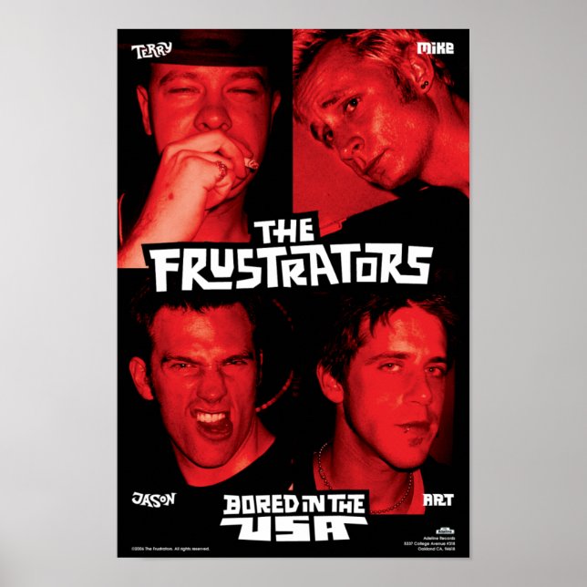 Frustratoren gelangweilt in US-Poster Poster (Vorne)