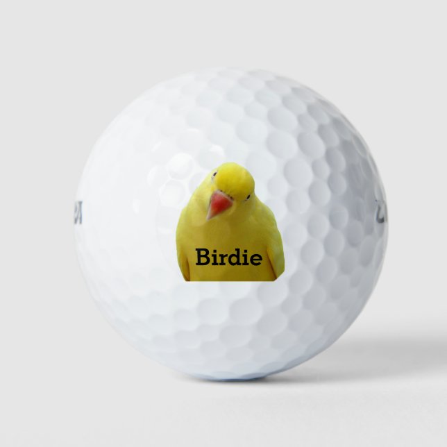 Frustrierte Birdie Golf Balls Golfball (Vorderseite)