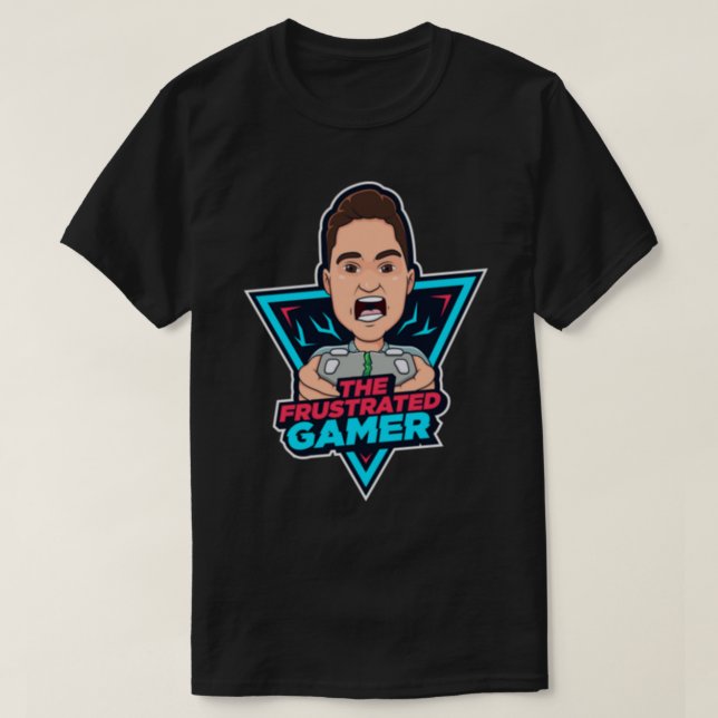 frustrierter Gamer Classic T - Shirt.png T-Shirt (Design vorne)