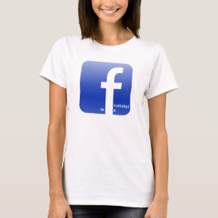 Frustriertes Ehefrau Facebook Logo unglaublich T-Shirt