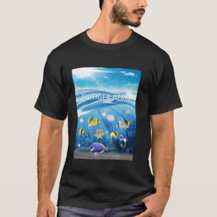Frutiger Aero Ästhetik Tech Ozean Unterwasser Fisc T-Shirt