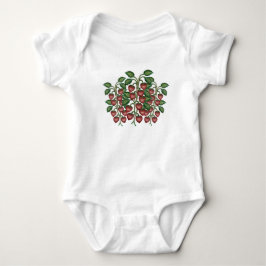 Frutillas baby strampler