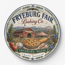 Fryeburg Fair Baking Co. Maine Melaminplatte