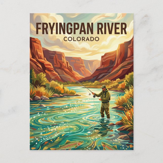 Fryingpan River USA Postkarte (Vorderseite)