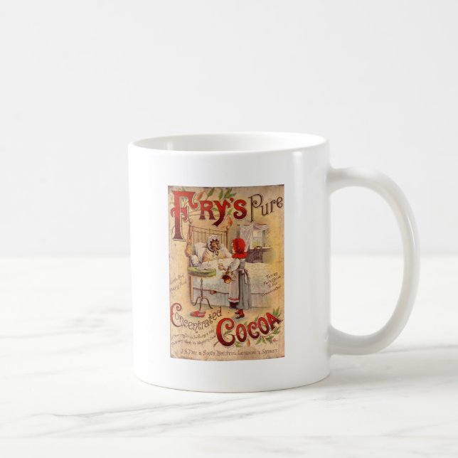 Frys Coco-Vintage Anzeige Kaffeetasse (Rechts)