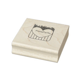 FryShy-Briefmarke Gummistempel