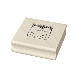FryShy-Briefmarke Gummistempel