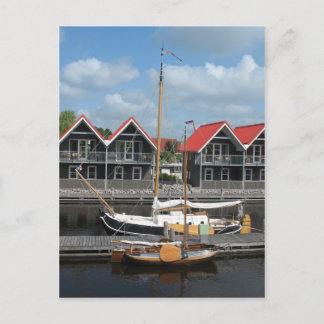 Fryslan Boats & Canal Houses Postkarte