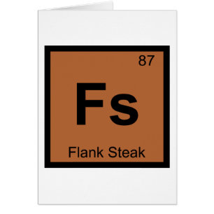Fs - Chimie du Flank Steak Symbole du tableau péri