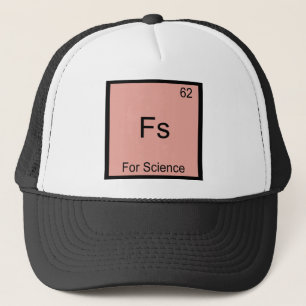 Fs - Für Science Funny Element Meme Chemistry T-Sh Truckerkappe