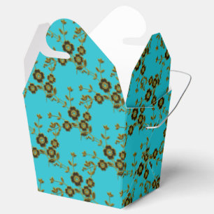 FS Style 1-Aqua-Gold-GASTGESCHENK-BOXES, entfernen Geschenkschachtel