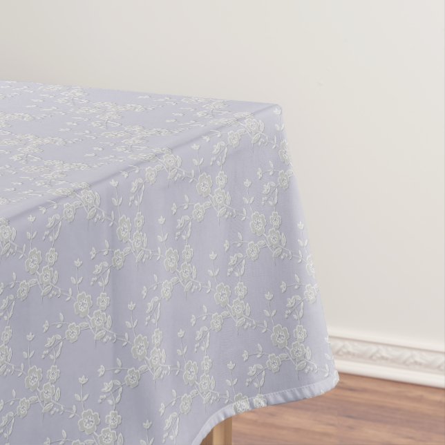 FS Style 1-Lila-weiß-52x70 BAUMWOLLE Tischdecke (Beispiel)