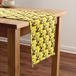 FS-Style 1-RED-YELLOW 2-TABLE RUNNER 14x72in Kurzer Tischläufer