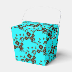 FS Style 1-Robins Egg-Brown-FAVOR BOXES, entfernen Geschenkschachtel