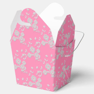 FS Style 1-Rosa-Weiß-GASTGESCHENK-BOXES, herausneh Geschenkschachtel