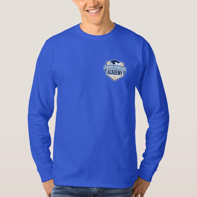 FSA Shirt für Männer/Unisex Langschlauch (blau) (Vorderseite)