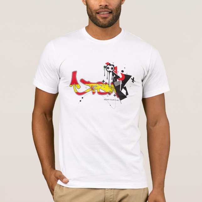 FSM-Weltmeisterschaft 2010 - Spanien-Flagge T-Shirt (Vorderseite)