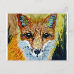 fSmart Fuchs Art Postkarte