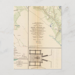 Ft BradyFt Burnham Five Forks Postkarte
