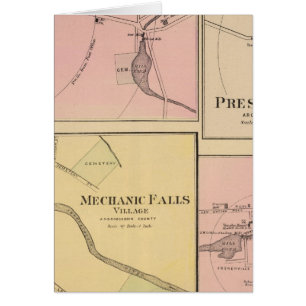 Ft Fairfield, île Presque, carte du caribou