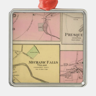 Ft Fairfield, Presque Isle, Karibik Ornament Aus Metall
