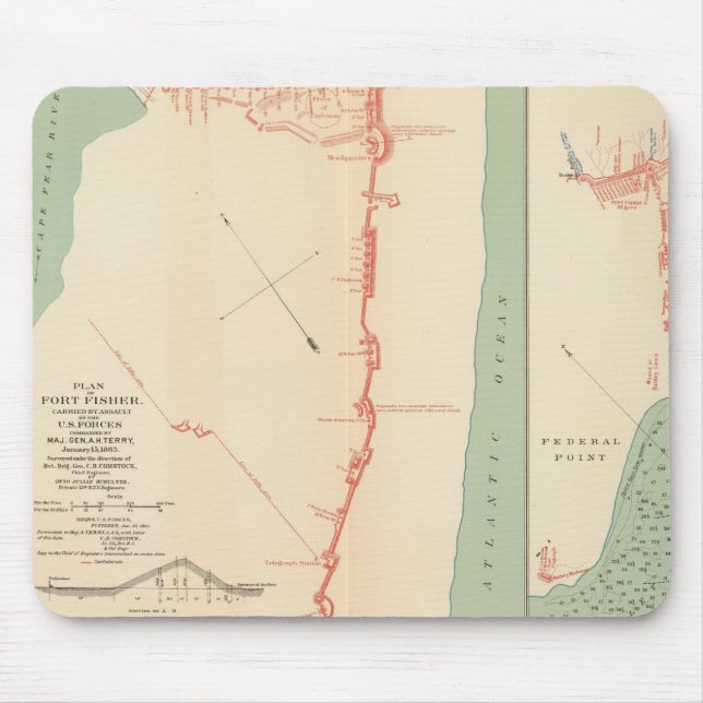 Ft Fisher Mousepad (Vorne)