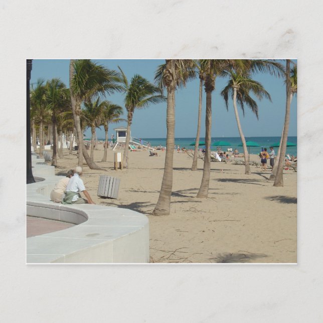 Ft Lauderdale Beach Postkarte (Vorderseite)