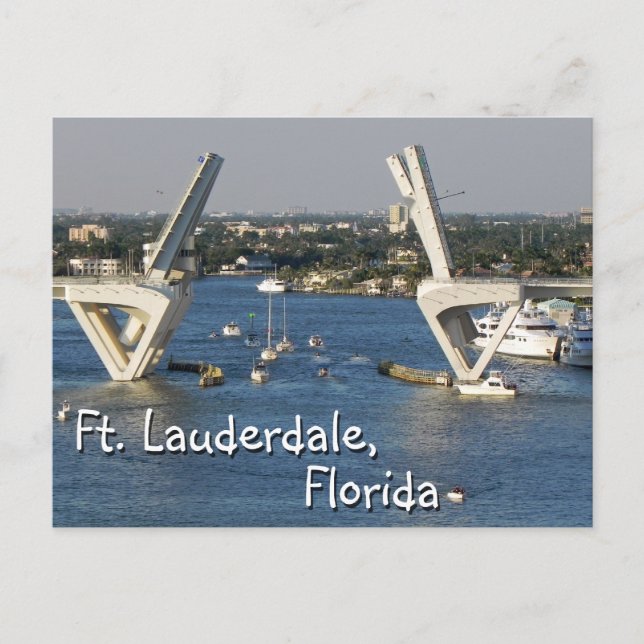 Ft. Lauderdale Postkarte (Vorderseite)