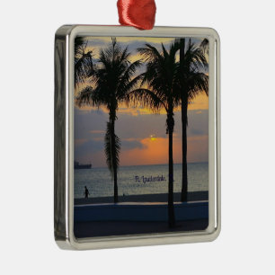 Ft. Lauderdale Sunrise Ornament Aus Metall