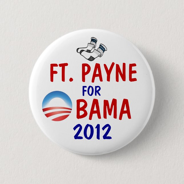 Ft. Payne für Obama Button (Vorderseite)