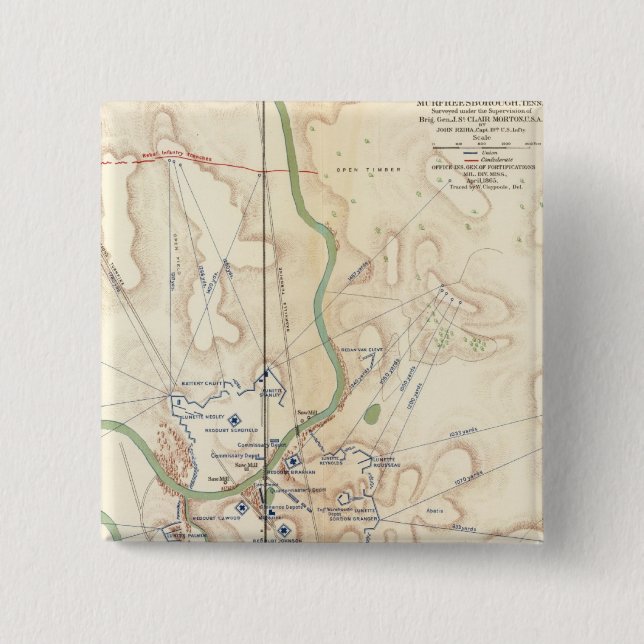 Ft Rosecrans, Tenn Button (Vorderseite)