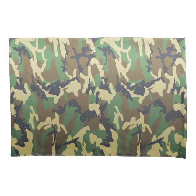 Fta-Waldtarnungs-Camouflage-Muster Kissenbezug (Vorderseite)