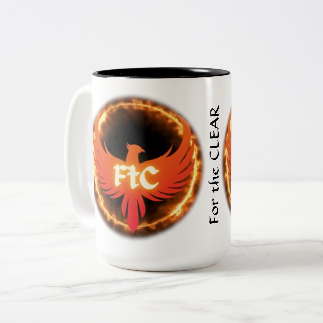 FtC Logo Mug 15oz (Customizable) - For the CLEAR (Devant gauche)